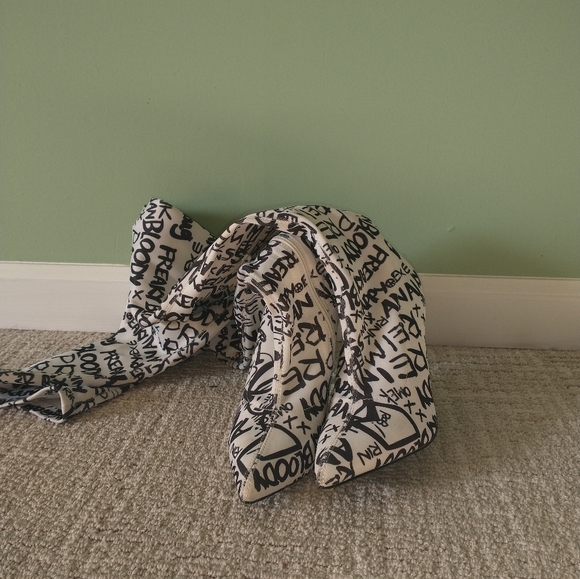 Women's Gisele white graffiti Liliana knee boots - Picture 6 of 13